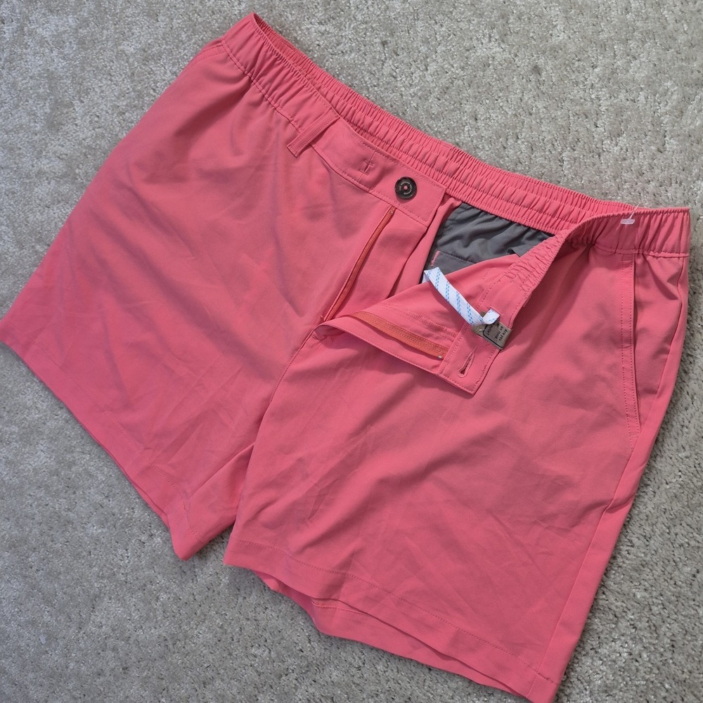 Chubbies Everywear Shorts Mens 2XL Pink 6 Inch Drawstring Elastic Golf Hybrid